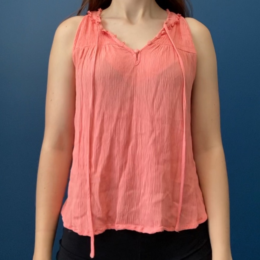 A beautiful coral tank-top